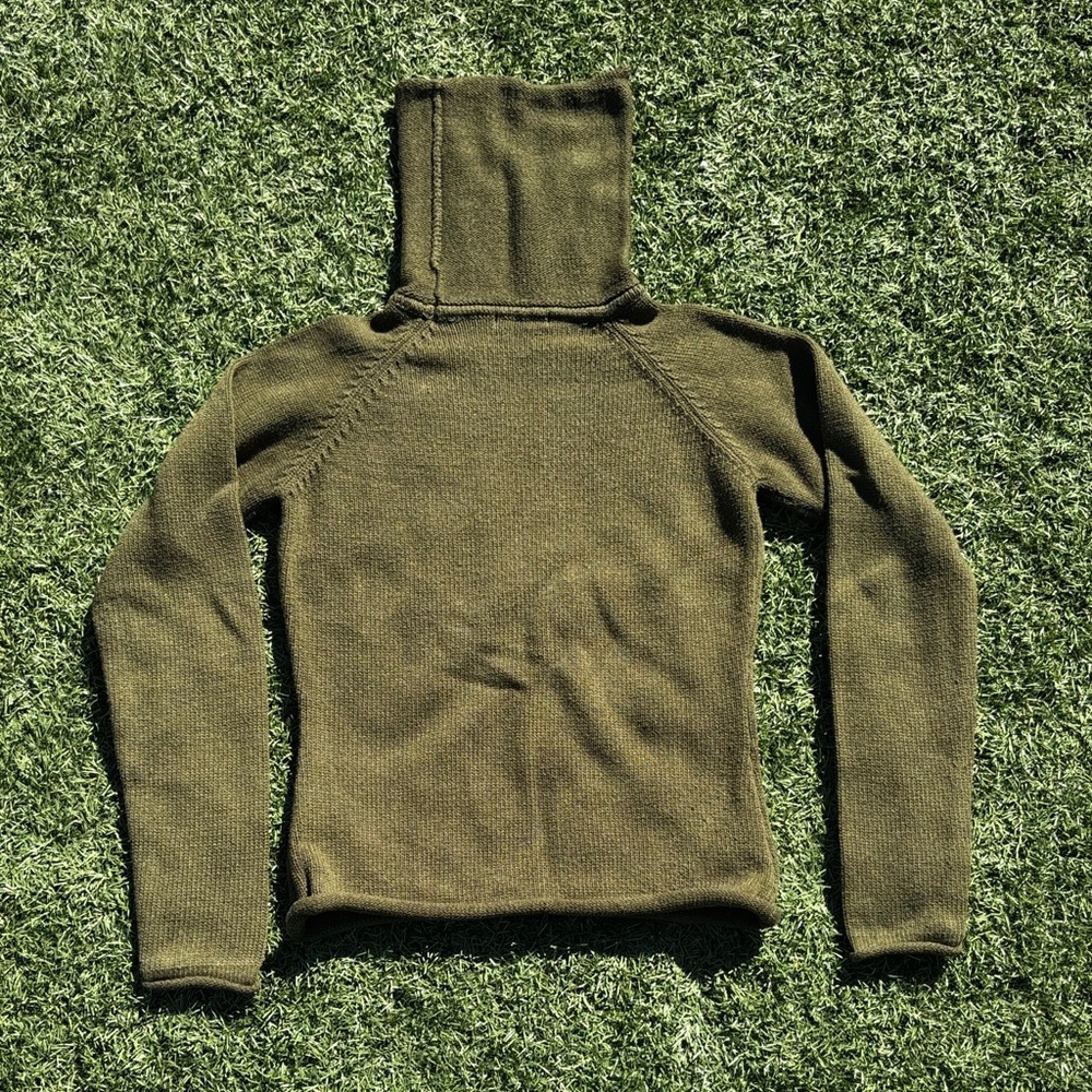 SFERRA Olive Turtleneck Sweater
